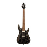 Guitarra Elétrica Cort Kx Series Kx300 Etched De  Mogno Black Gold Engraved Com Diapasão De Pau Ferro