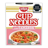 Nissin Cup Noodles Sabor Camarón Sopa Instantánea 64gr
