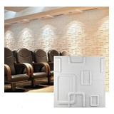 Lamina 3d Panel Pvc Rectángulos Casual Blanco Pack De 20