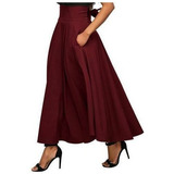 Women's Evasê Skirt In Flat Fabric Hering,