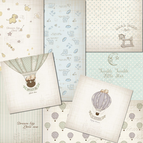 Colección Dream Big Nene  Scrapbooking X16 D' Arteche Crafts