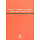 Libro Direito De Exoneracao Dos S Sociedades Por Quotas De M