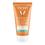 Vichy Bloqueador Ideal Soleil Spf 50 Toque Seco Color 50ml