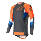 Jersey Para Motocross Supertech Nja Fluo/grs 