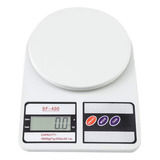 Balanza Gramera Báscula Digital Cocina Capacidad Hasta 10kg Capacidad Máxima 10000 G Color Blanco