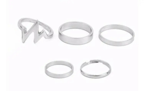Anillos. Set. Latidos Del Corazón. Electrocardiograma