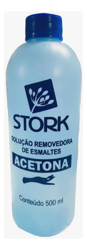 Removedor De Esmaltes De Unha Acetona Stork 500ml 