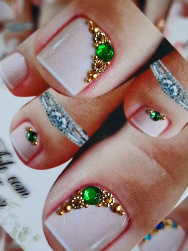 Joias De Luxo Para Unhas ,atacado!!!24 Unidades+brinde