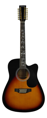 Guitarra Docerola Mccartney Electroacustica Bfg4117 Sunburst