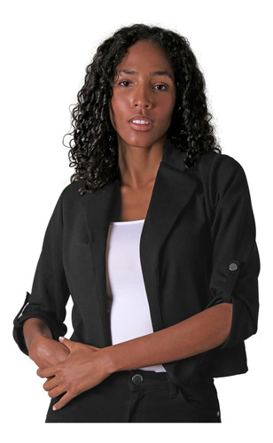 Saco Formal Blazer Mujer Negro Stfashion 79304215