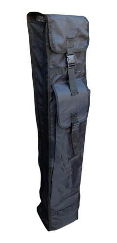 Mochila Funda C/ Ruedas Nylon Negra Para Toldo Carpa 3x3 M.