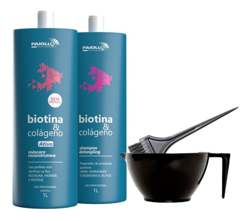 Kit Paiolla Progressiva Biotina Sem Formol 2x1000ml