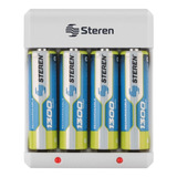 Kit Cargador Incluye Baterias Pilas Aa De 2500 Y Aa 1300 Mah