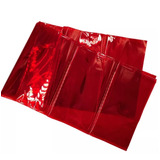 25 Hojas De Celofán Pliego Luxfan 100x90cm Color Rojo