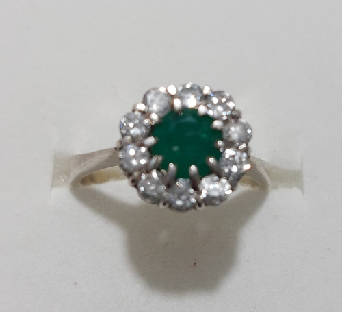 Hermoso Anillo Tipo Marquesa  Piña  En Plata Ley 9.25