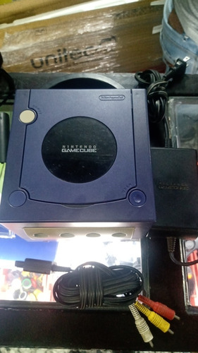 Gamecube Standard Índigo Usado + Picoboot Y Juegos