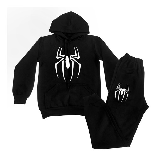 Conjunto Moletom Spiderman Homem Aranha Calça+blusa Infantil
