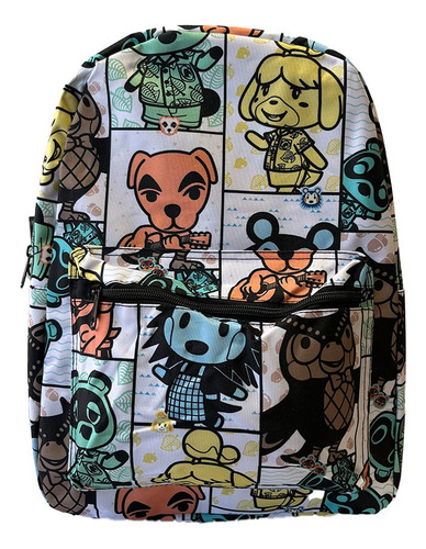 Mochila Animal Crossing Infantil De Viaje Para Niños Escolar