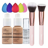 Phoera Foundation 104 And 105  Face Primer,liquid Full Cove