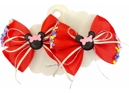 6 Moños Blanco, Azul, Niña Escolar, Accesorio Para Cabello