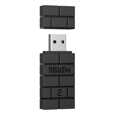 Adaptador USB Bluetooth 8BitDo Negro Compatible Nintendo Switch PS5 Xbox | Meses sin interés