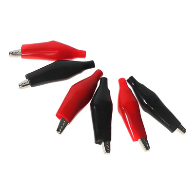Pinzas Caimán Para Pruebas Medianas Roja Y Negra 10 Piezas | MercadoLibre