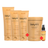 Kit Manutenção Trivitt +hidratação Intensiva 1kg+power Oil