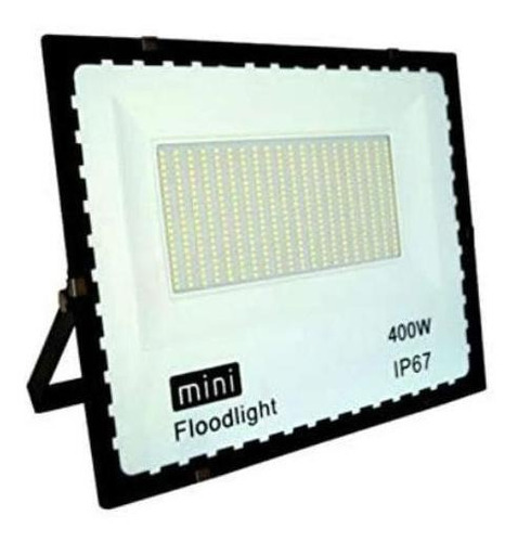 Refletor Led 400w Floodlight Ip67 Bivolt Prova D´água Cor Da Carcaça Preto Cor Da Luz Branco 110v/220v