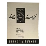 Bartok, 3 Tonadas Folcloricas Húngaras Para Piano, Urtext!!