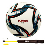 Pelota Futbol Drb Profesional N5 Pu + Inflador Doble Accion