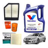 Kit Service Aceite 10w40 + 3 Filtros Honda Civic 1.8 16v Vte