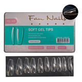 Unhas Postiças Tips De Gel Soft Gel Fan Nails  500 Peças