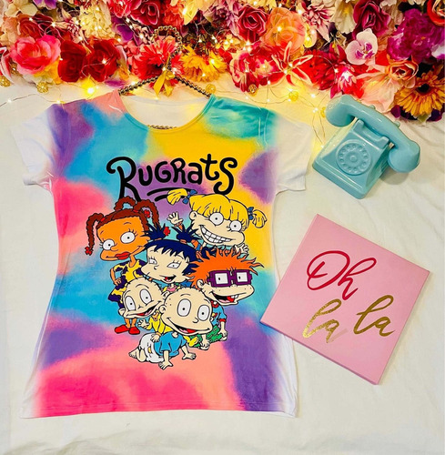 Blusa Rugrats Estampada Moda Talla Extra Moda Curvi Ropa