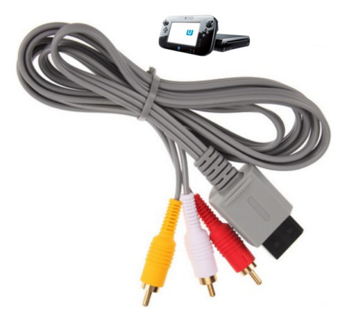 Cable Audio Y Video Rca Compatible Con Nintendo Wii U Wiiu