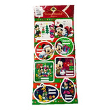 Pack 5 Sticker Adhesivos Paquetera Diseño De Navidad Disney