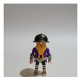 Playmobil Figura Medieval Con Casco Vikingo Pirata 