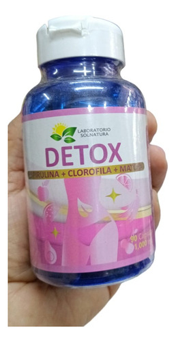 Detox Cápsulas Reforzado Con Espirulina,clorofila, Matcha