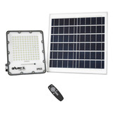 Refletor Solar Led 200w Com Controle Remoto Placa Galaxy Led