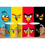 Taza - Tazón De Ceramica Sublimada: Angry Birds