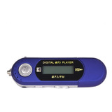 8gb Usb Mp4 Mp3 Player Gravação Rádio Fm Ebook Azul