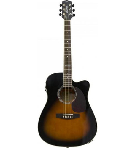 Violão Giannini Gf1d Ceq Eletroacústico Aço 3 Tons Sunburst