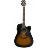 Violão Giannini Gf1d Ceq Eletroacústico Aço 3 Tons Sunburst