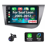 Estéreo De 9 Coches 2+64 G Carplay Wifi Bt Para Seat Leon 20