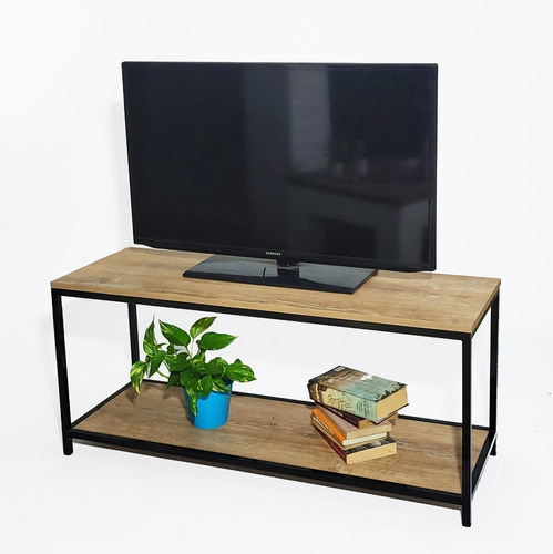 Mueble Rack Tv Industrial Moderno Hierro