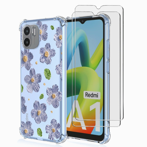 Funda Para Redmi A1/a2 Uso Rudo + 2 Micas