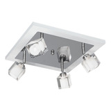 Plafon 4 Luces Moderno Con Lampara Led - Ux