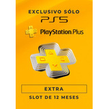 Tarjeta Playstation Plus 12 Meses Extra Ps4 Argentina