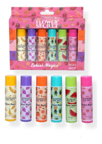 6 Labiales Magicos Frutales