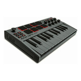 Akai Professional Mpk Mini Mk3 Grey Teclado Controlador Midi