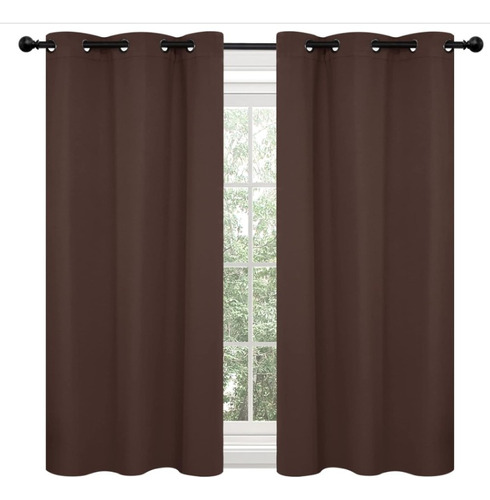 Cortina Blackout Para Ventana 100x130cm 2pzs Cuarto Sala